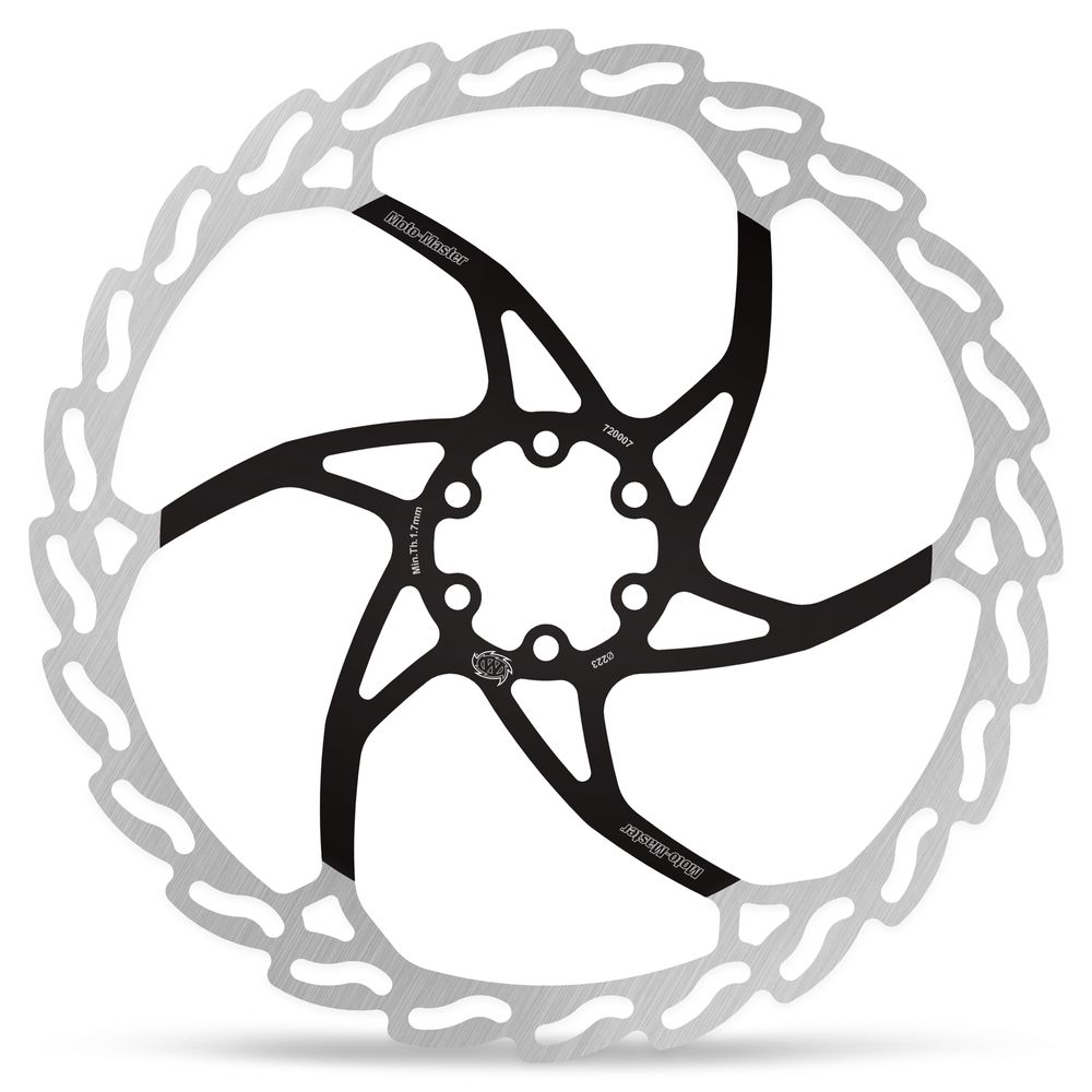 Bicycle Brake Disc Flame - 223x2,0x16,5mm (black Lacquered Center) - Grafite Offroad