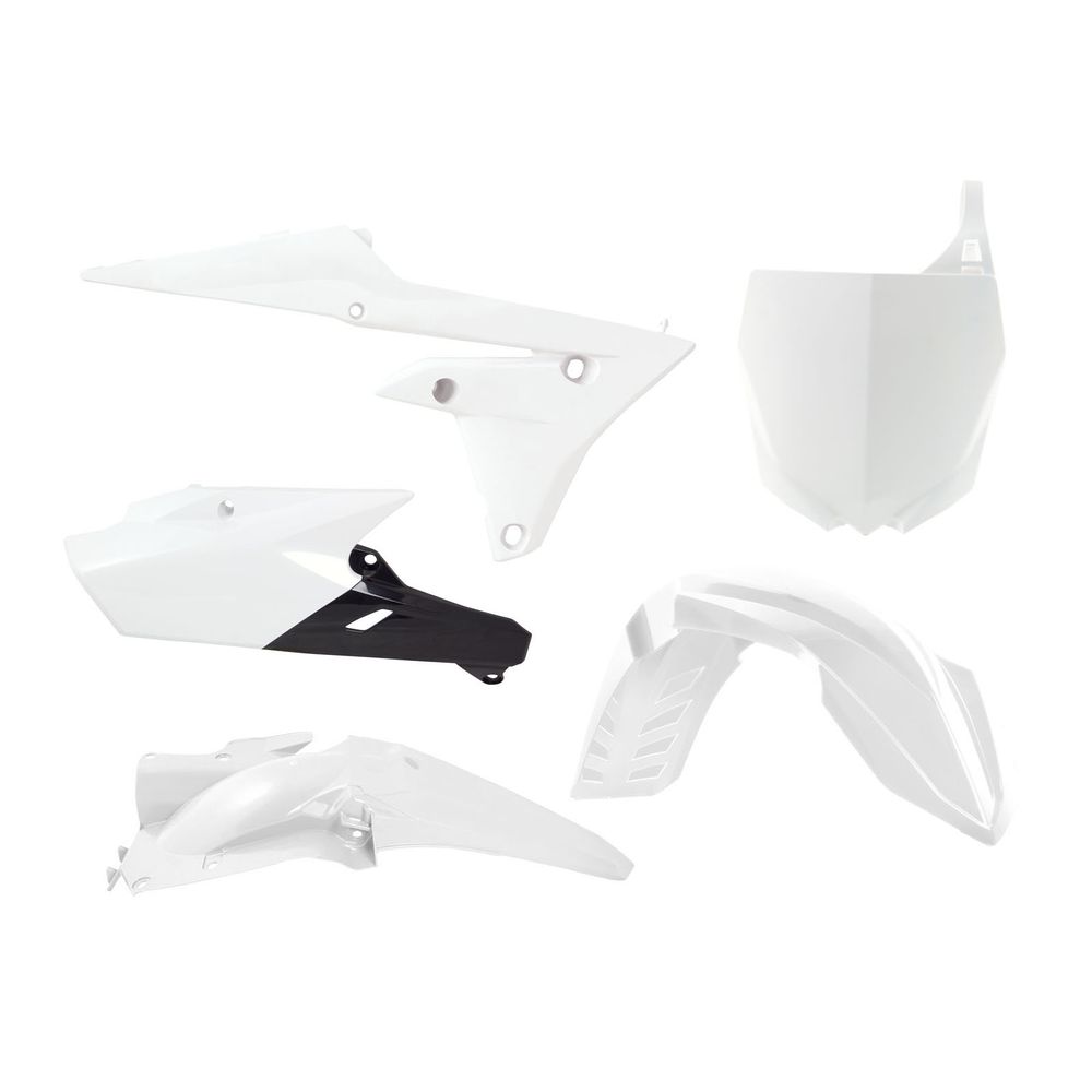 Plastics Kit 5 Pcs White-black Replica Yamaha - Grafite Offroad