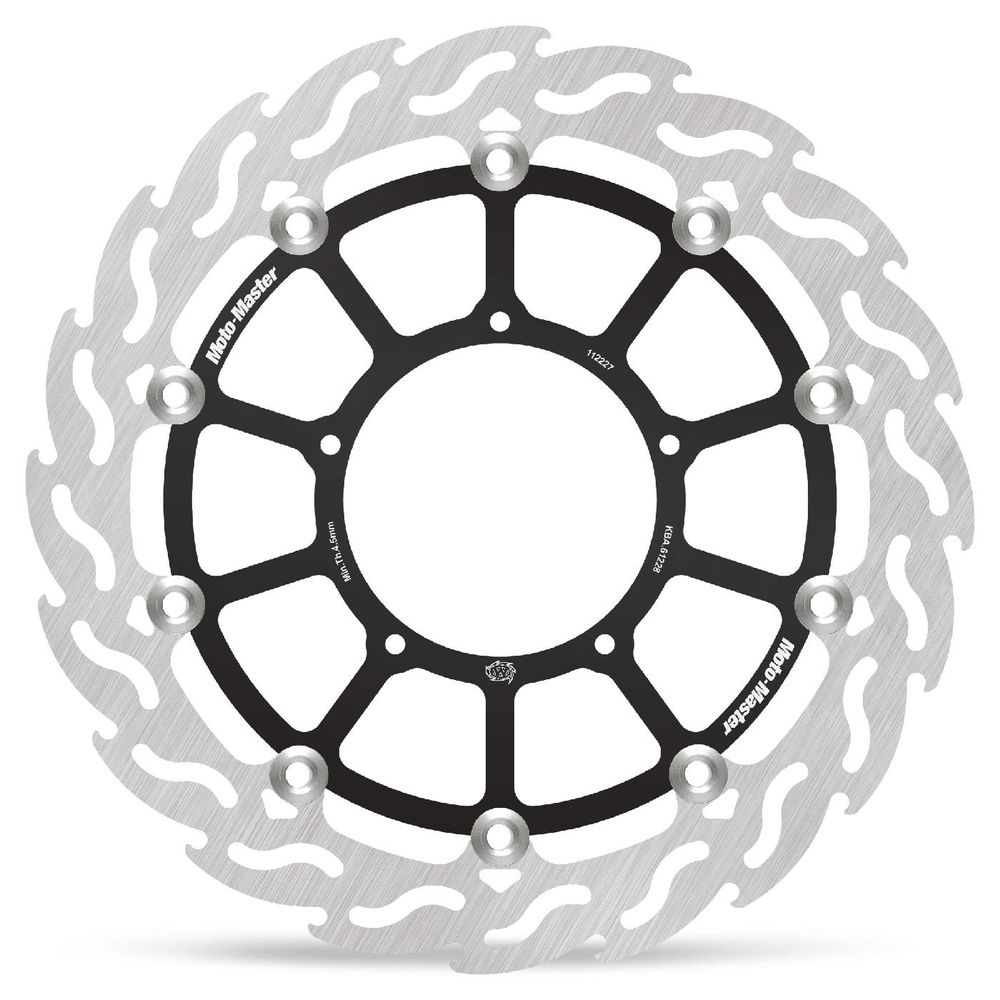 Brake Disc Supermoto Flame Racing - Front - Aprilia: Sxv450/550, Bmw: G450x - Grafite Offroad