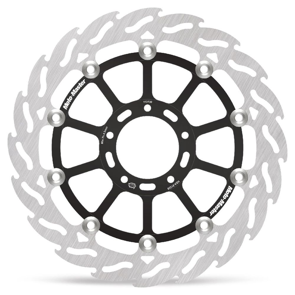 Brake Disc Road Flame - Floating - Front Left - Ducati: Diavel, Multistrada - Grafite Offroad