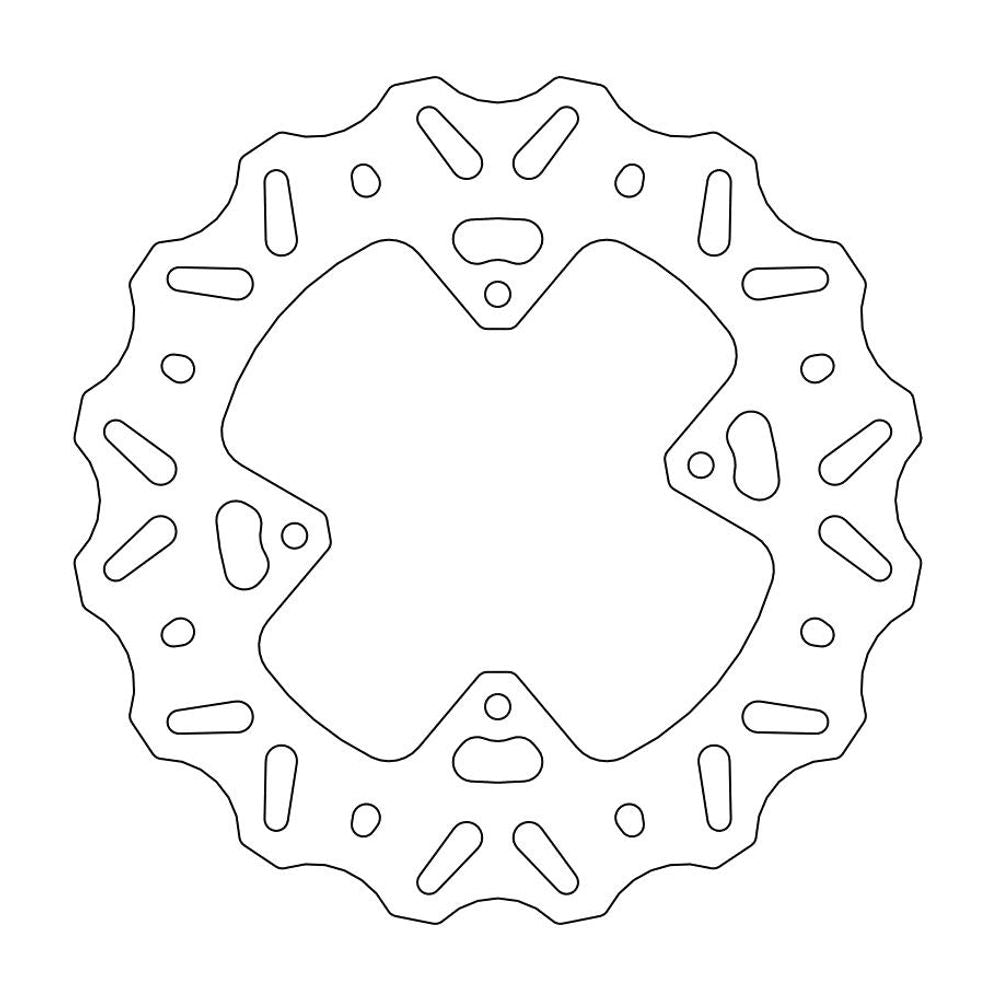 Brake Disc Off-road Nitro - Front - Honda: Cr80/85, Crf150 - Grafite Offroad
