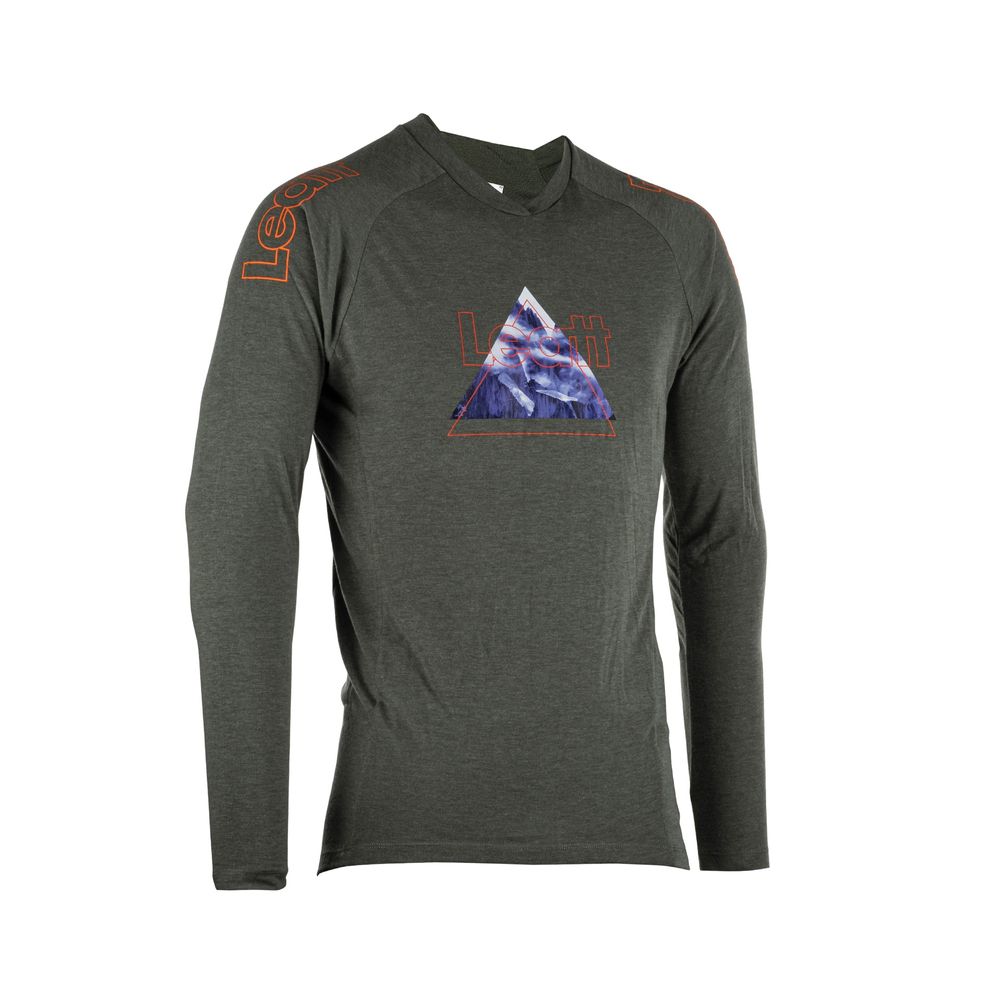 MTB Jersey Gravity 2.0 with long sleeve and comfortable - Grafite Offroad