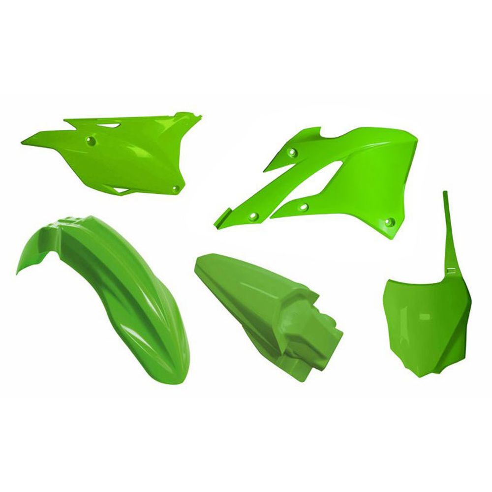 Plastic Kit 5 Pcs Kawasaki Kx85 22-.. Verde Kx - Grafite Offroad