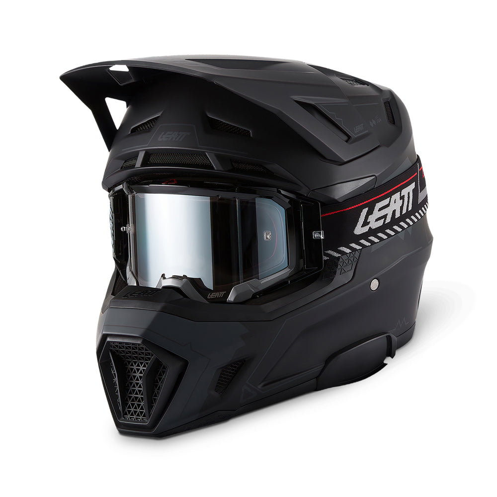 Helmet Kit Moto 7.5 Cardo Leatt - Grafite Offroad