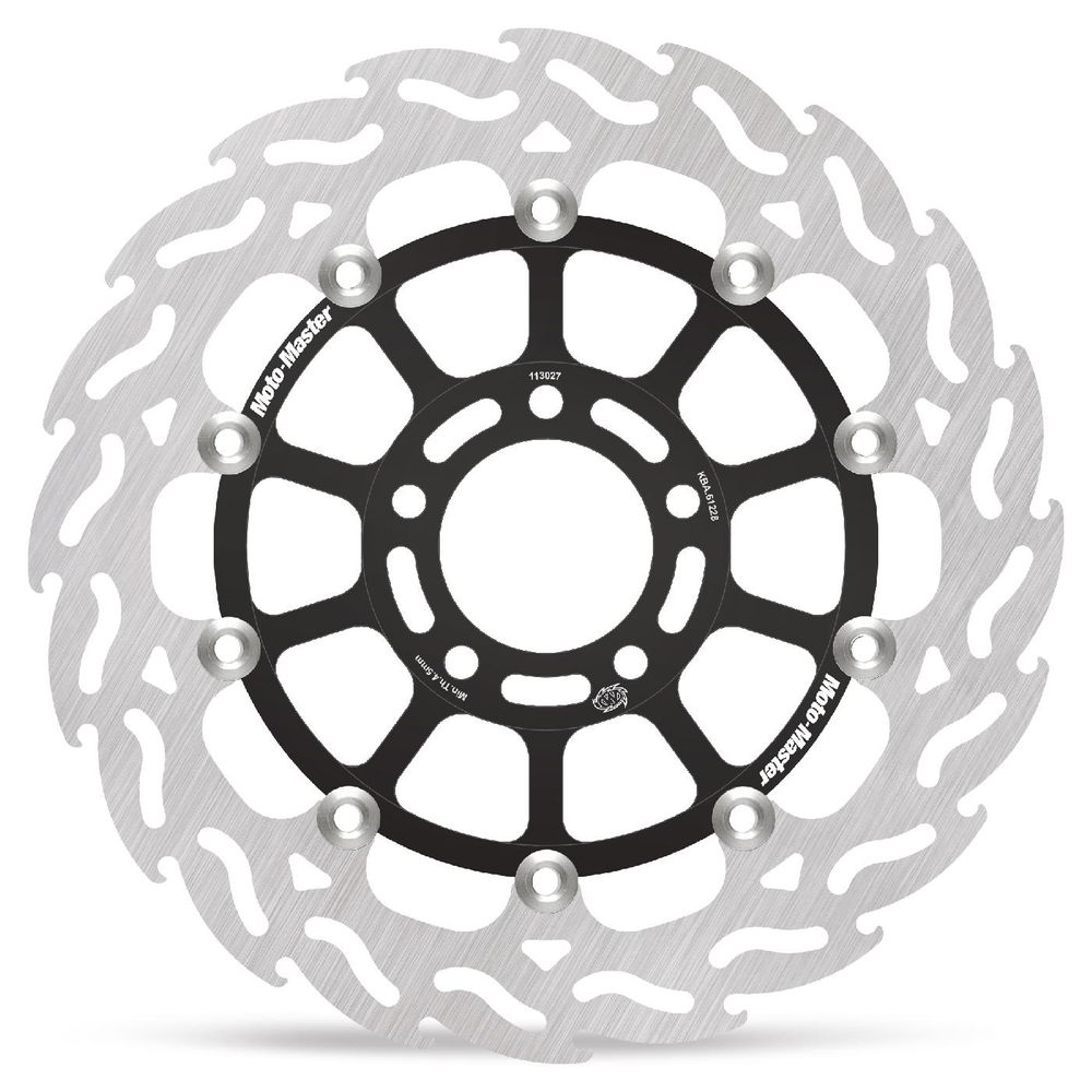 Brake Disc Road Flame - Floating - Front Right - Suzuki: Gs250f Bandit, Gs400f, Gsx400f Bandit, Rf900f, Gs1200f Bandit, Gsx1200 - Grafite Offroad