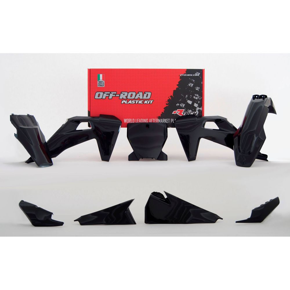 Plastics Kit 6 Pcs Black Replica Husqvarna - Grafite Offroad