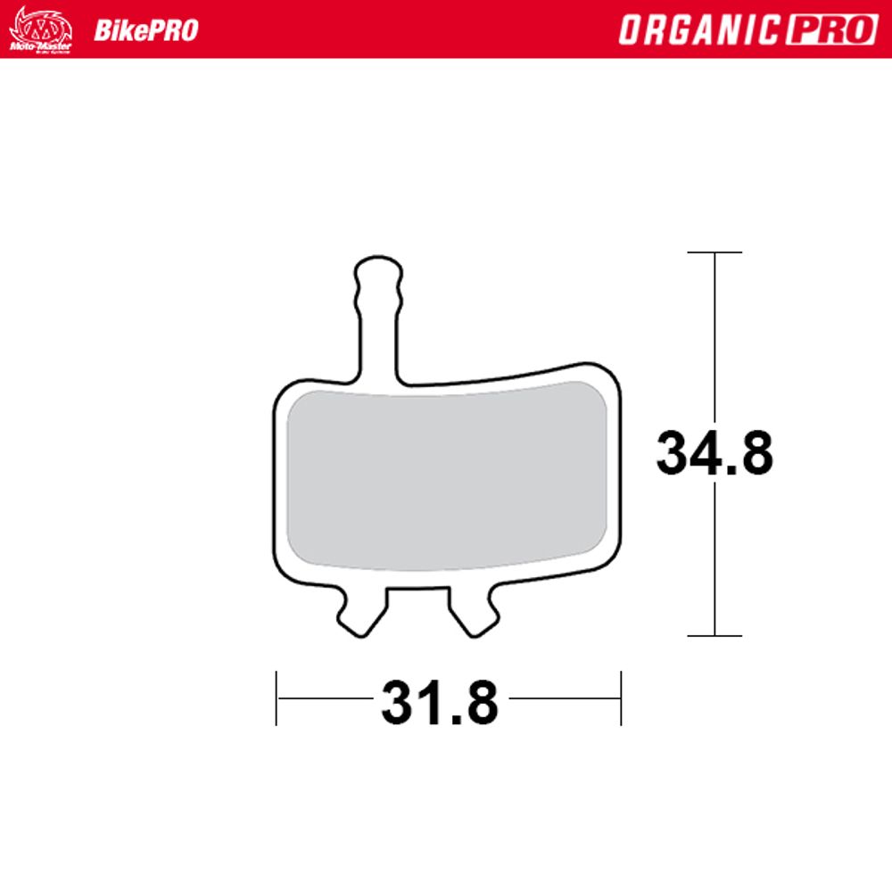Brake Pads Bicycle Organic Pro: Avid Bb7, Juicy - Grafite Offroad