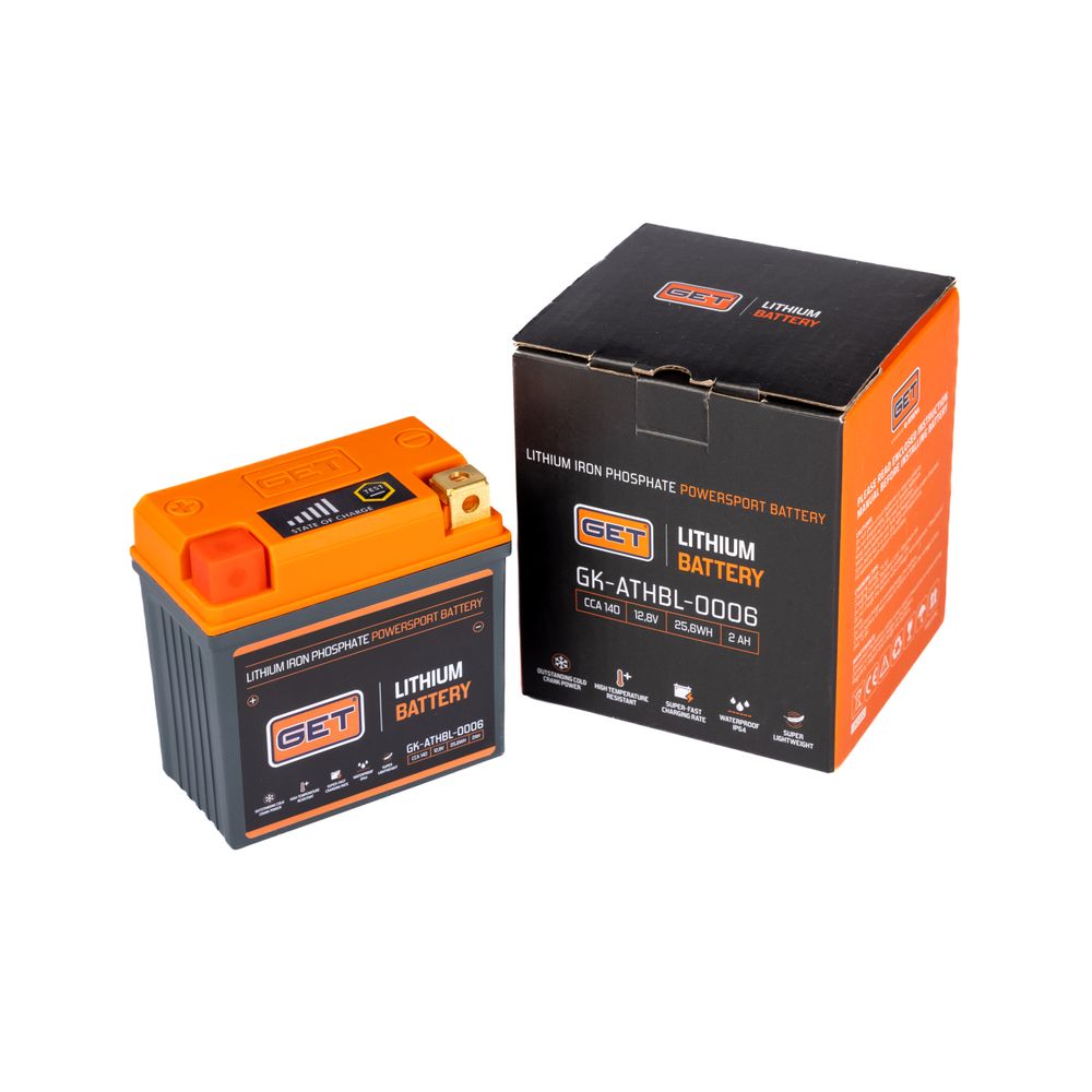 Lithium Battery for Dirt Bikes 2 Ah - 140 A CCA - Grafite Offroad