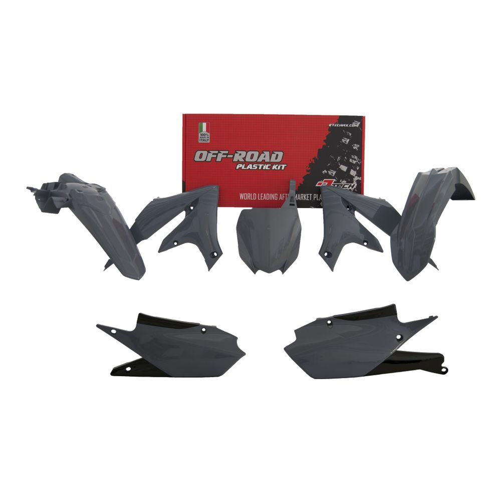 Plastics Kit 5 Pcs Quantum Grey Replica Yamaha - Grafite Offroad