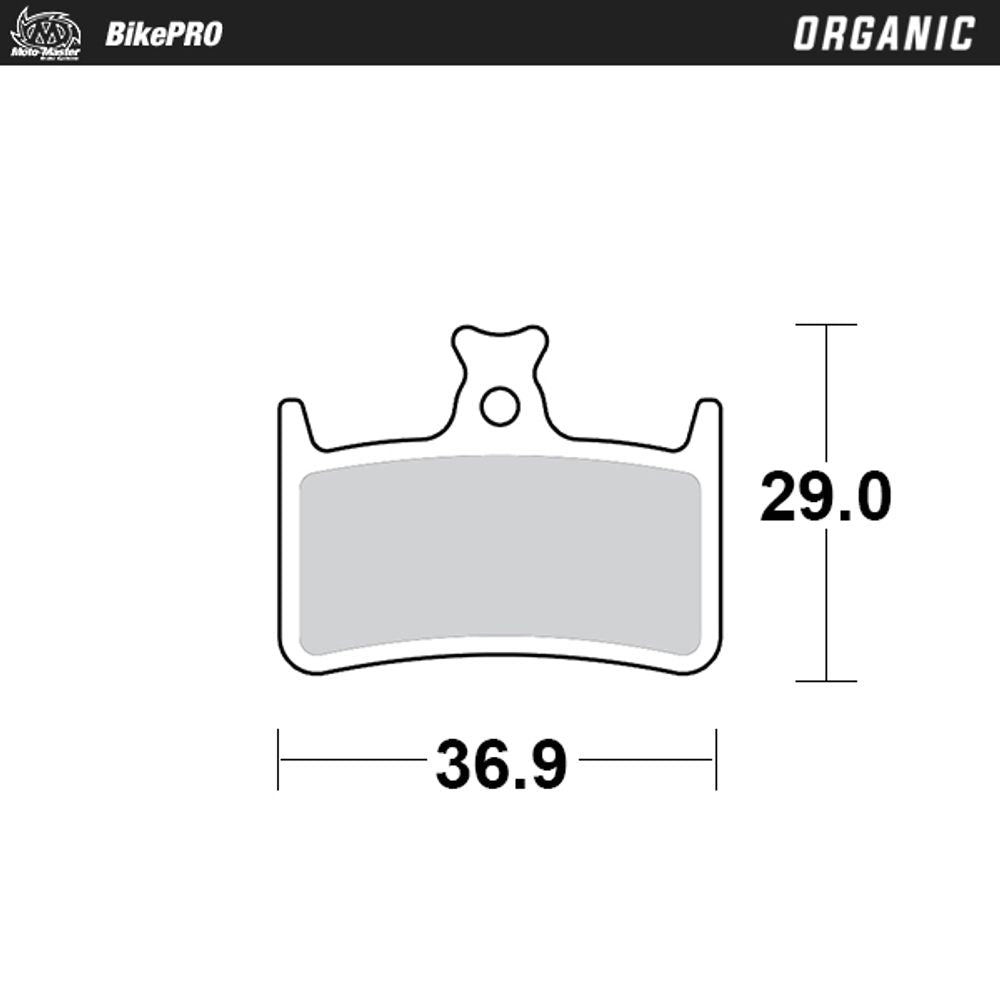 Brake Pad Bicycle Organic - Hope E4, M4, Rx4 - Grafite Offroad