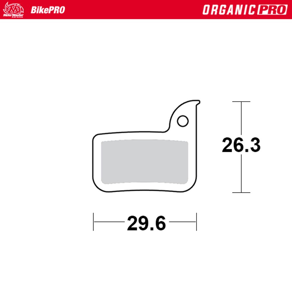 Brake Pads Bicycle Organic Pro: Sram Red, Force, Apex - Grafite Offroad