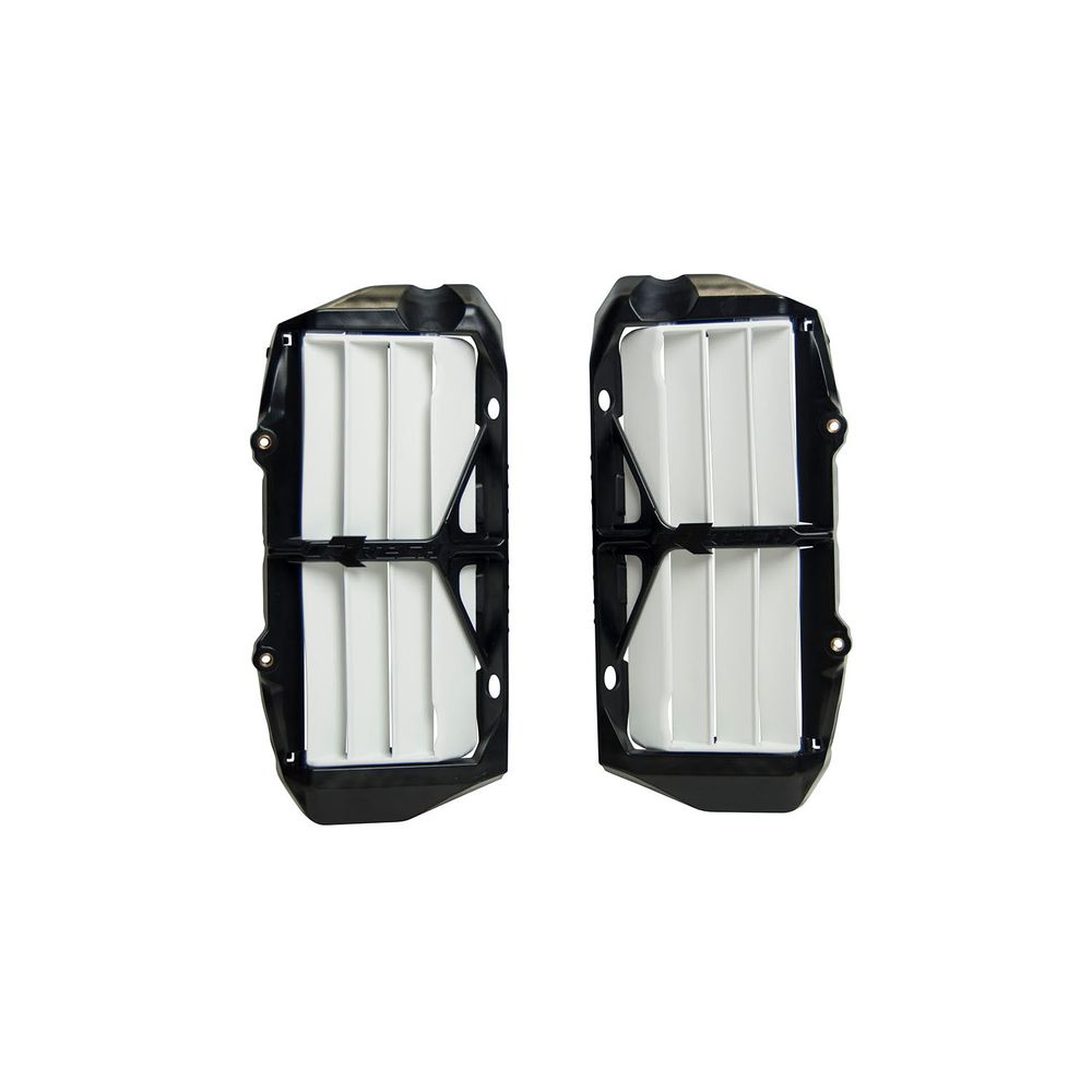 Oversize Reinforced Radiator Louvers Sx-dx White Replica Ktm/husqvarna - Grafite Offroad