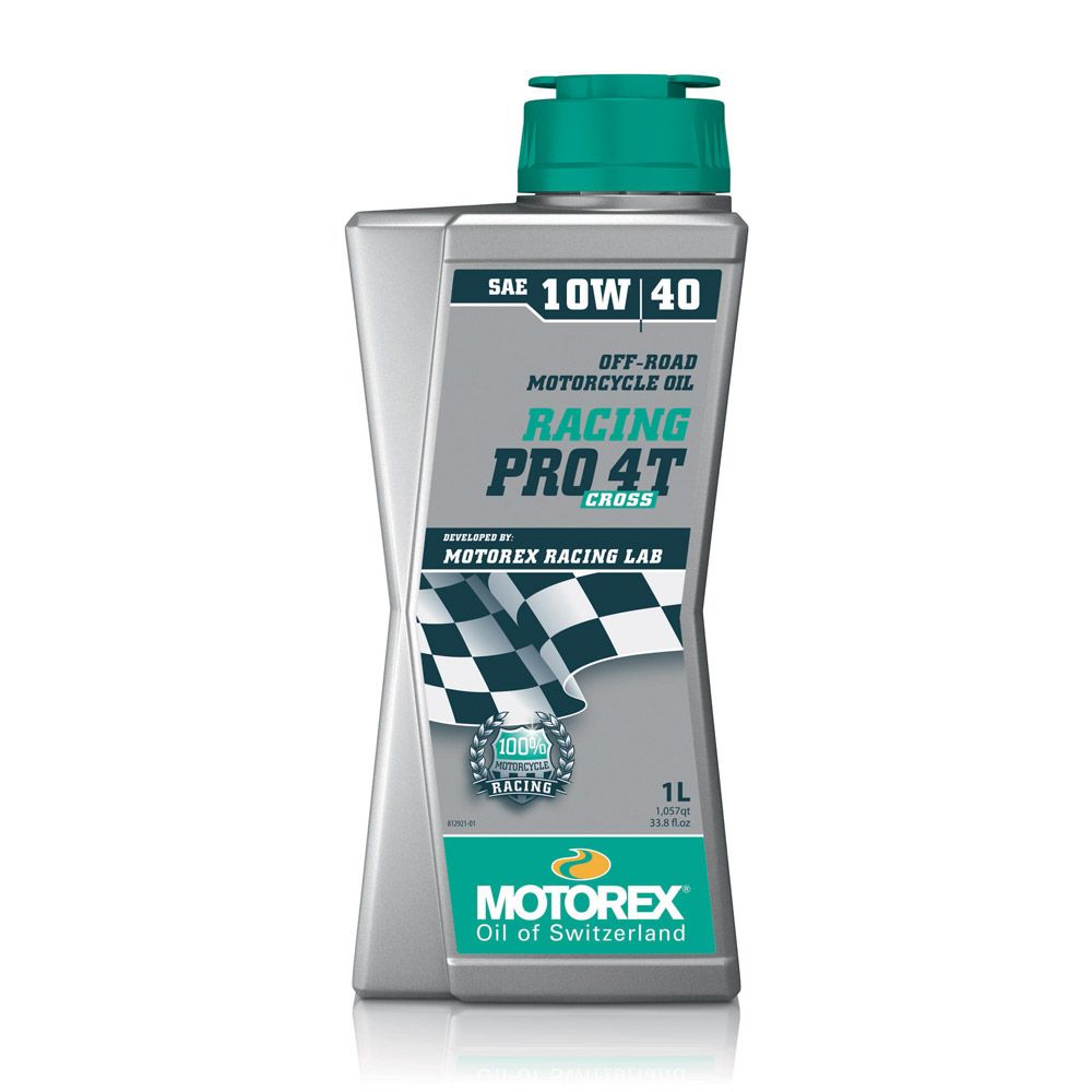 Racing Pro 4t 10w/40 Cross Bottle 1 Ltr - Packaging 10 Pz - - Grafite Offroad