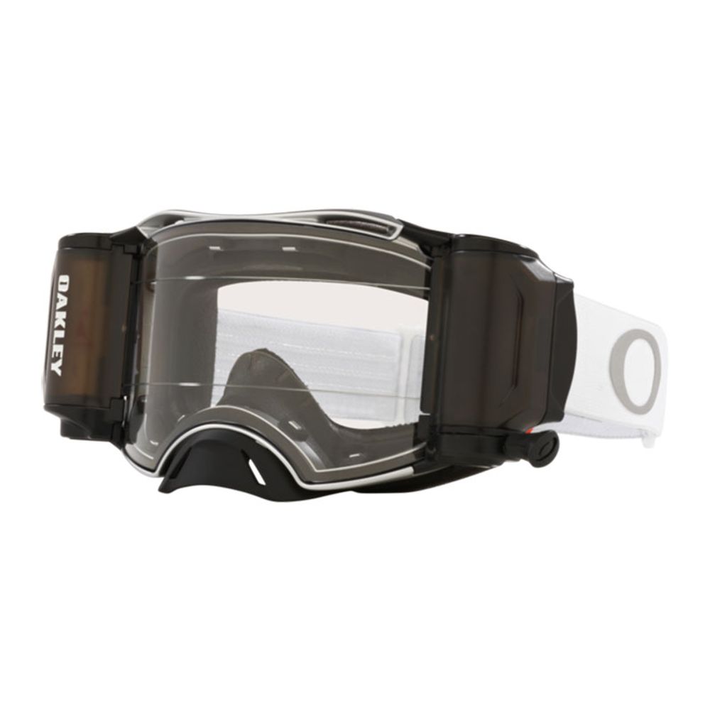 AIRBRAKE Goggles, Tuff B. White, Clear, Roll-Off