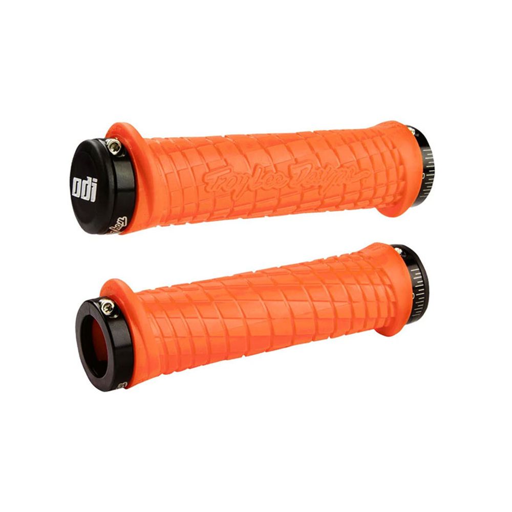 Troy Lee Designs Signature  Mtb Lock-on Bonus Pack | Orange W/ Black Clamps