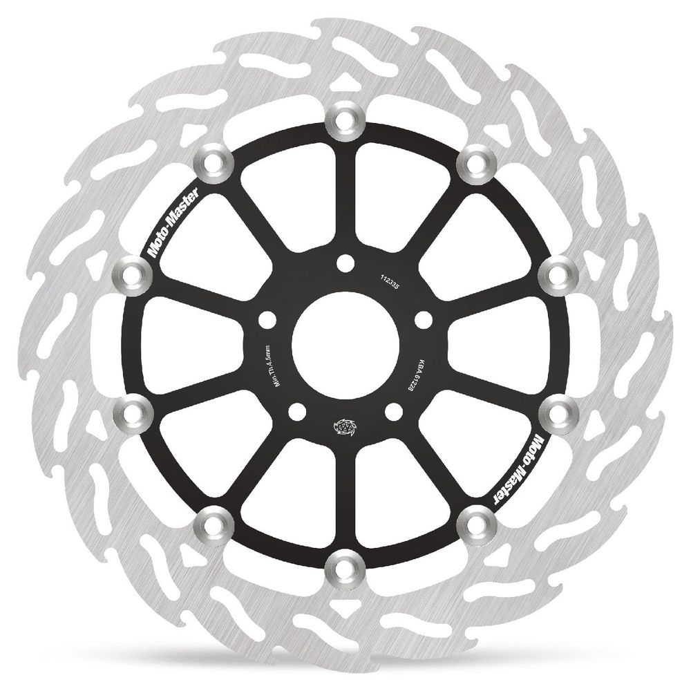 Brake Disc Road Flame - Floating - Front Right - Ktm: 790 Duke &Oslash;320mm Oversize - Grafite Offroad