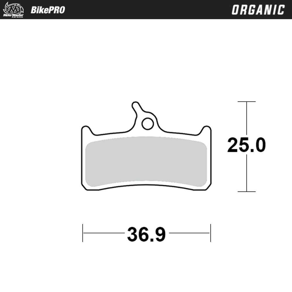 Brake Pad Bicycle Organic - Shimano Xt Br -m755, Grimeca System - Grafite Offroad