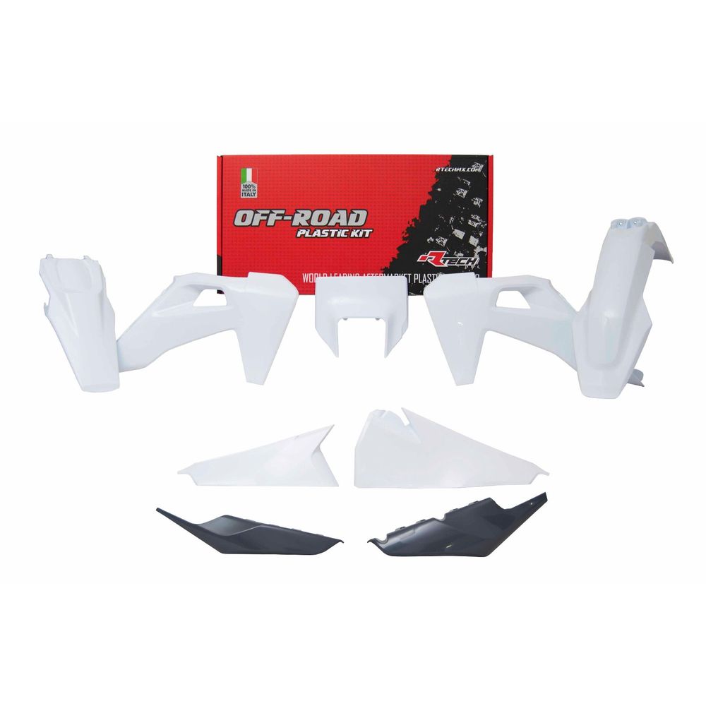 Plastics Kit 6 Pcs with Left Airbox Cover and Orange Headlight Plastic Oem Color - Grafite Offroad
