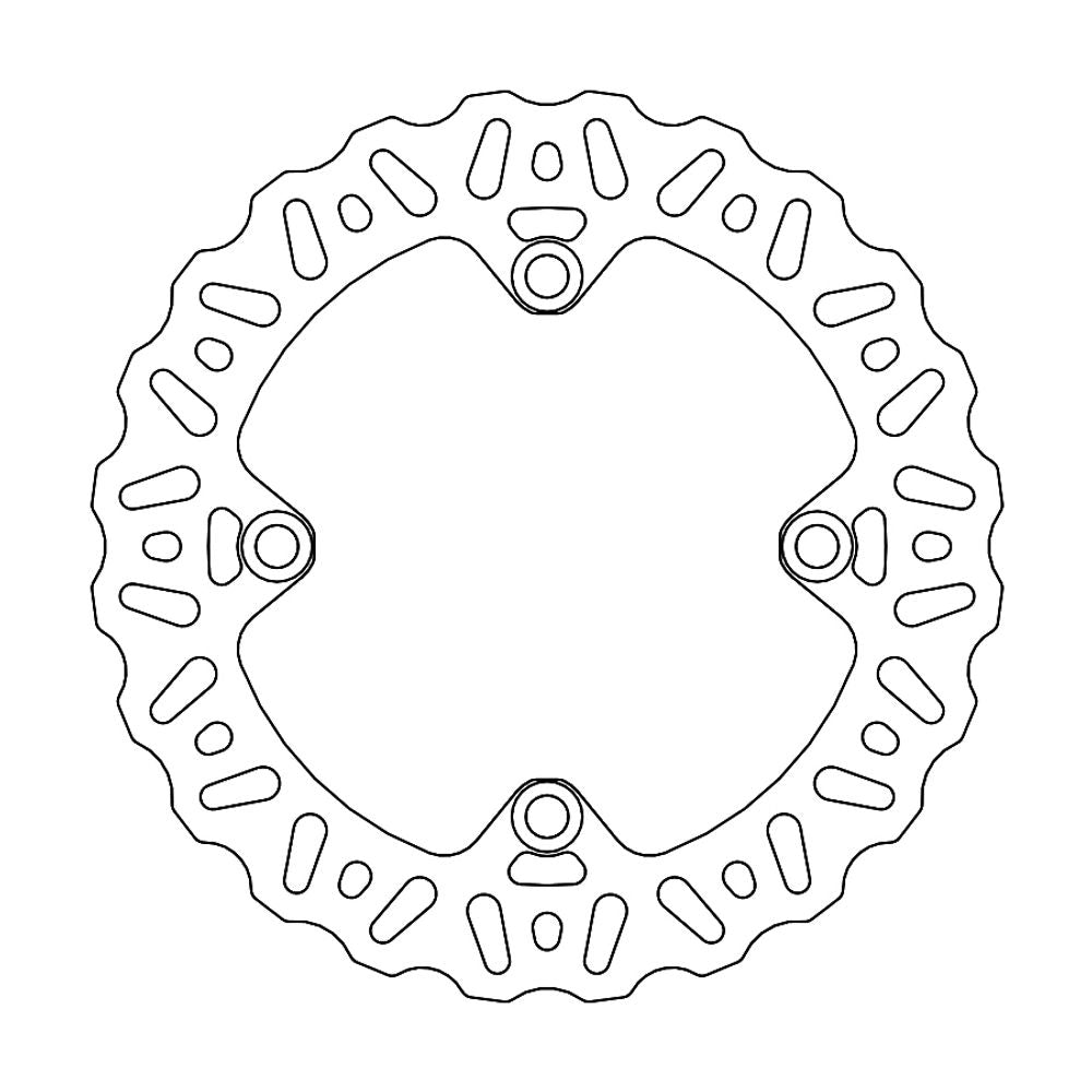 Brake Disc Off-road Nitro - Rear - Sherco - Grafite Offroad