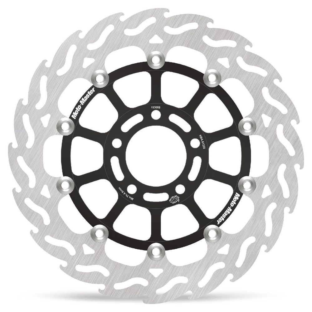 Brake Disc Road Flame - Floating - Front Left - Suzuki: Gs250f Bandit, Gs400f, Gsx400f Bandit, Rf900f, Gs1200f Bandit, Gsx1200 - Grafite Offroad