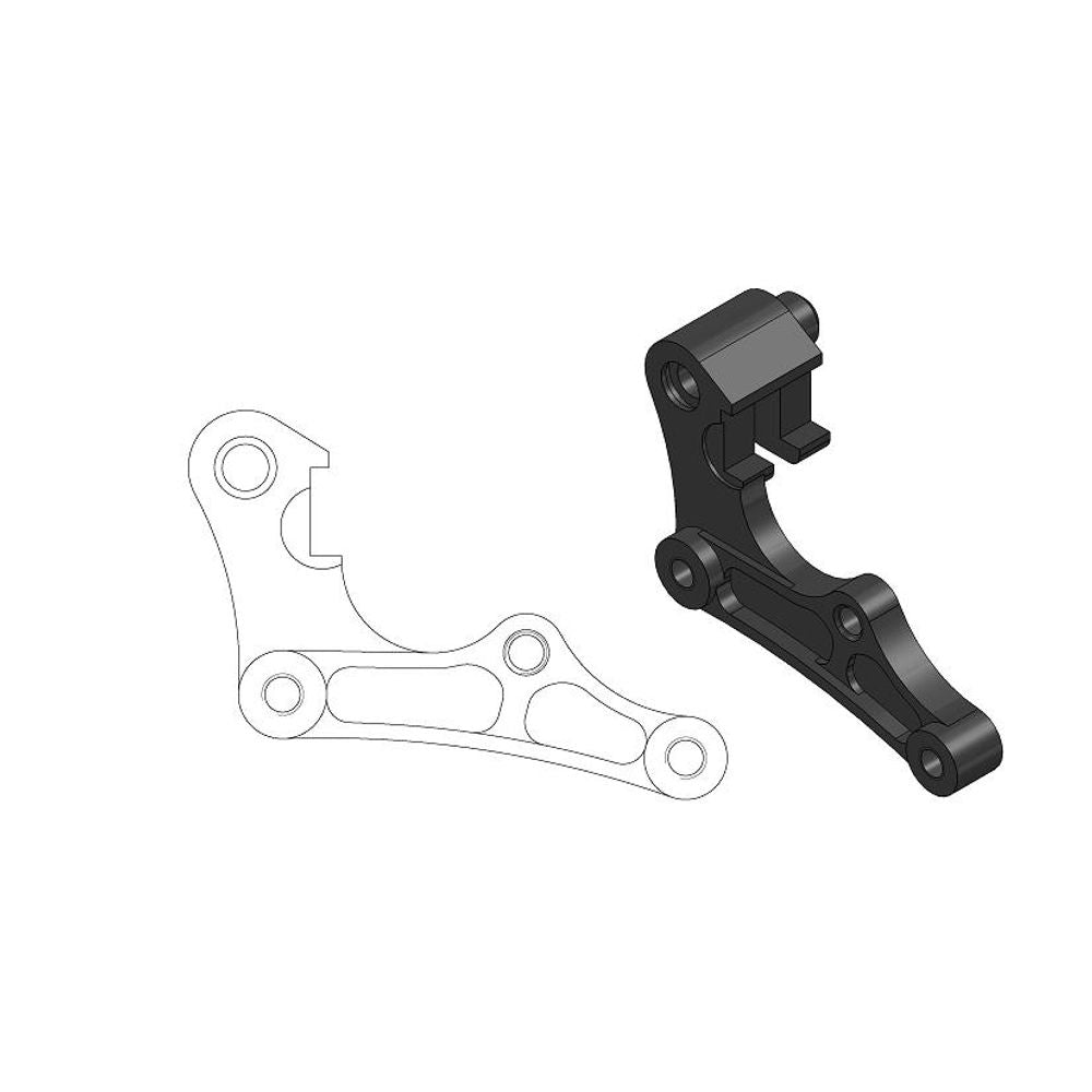 Off-road Brake Caliper Adapter 270mm Rotor - Honda - Grafite Offroad