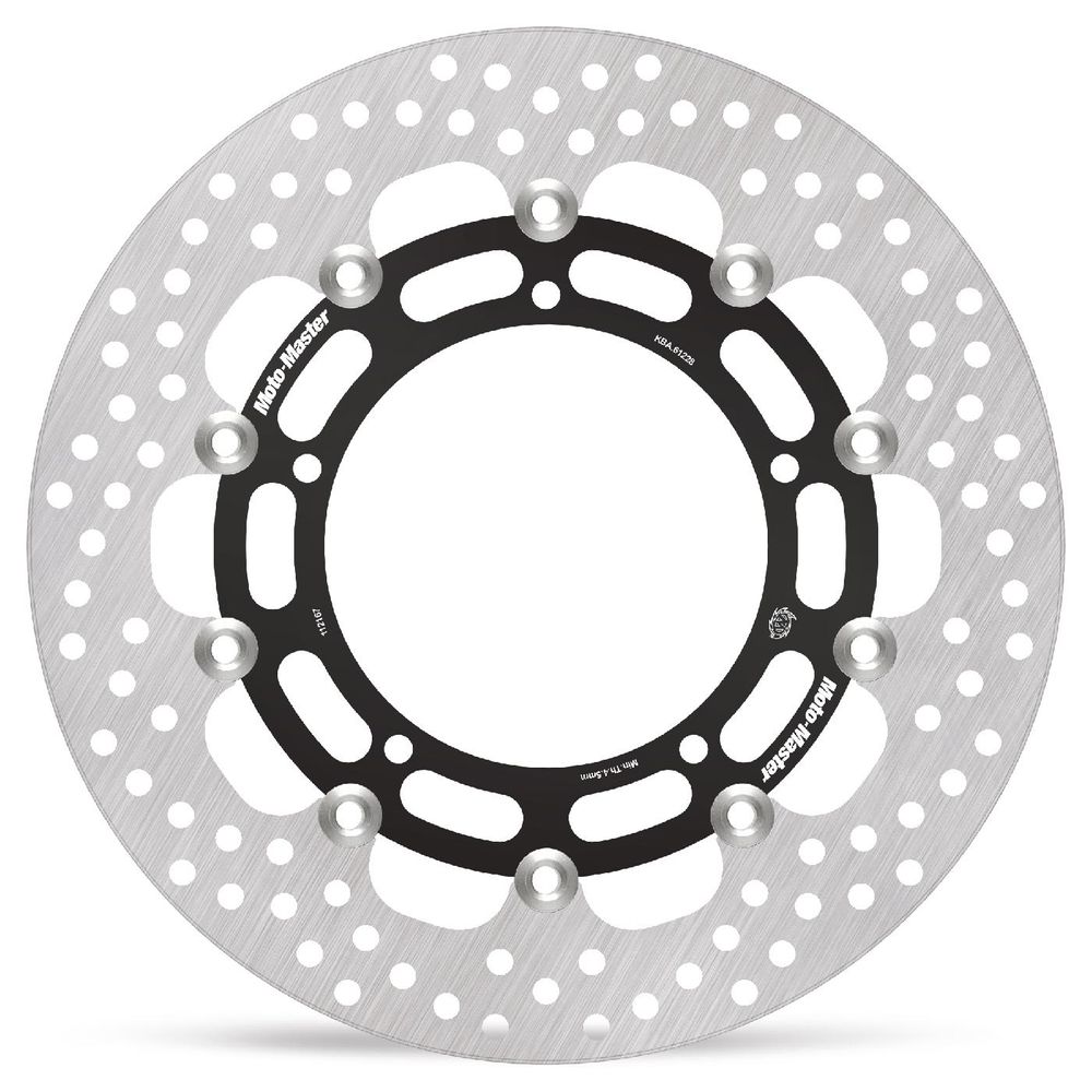 Brake Disc Road Halo - Floating - Front - Yamaha: Yzf R1/r6/r6s, Fazer 8/abs, Fz8 Abs, Xt1200z/abs Tenere - Grafite Offroad