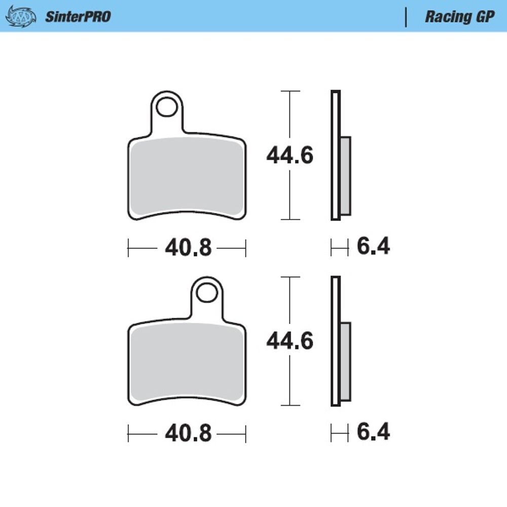 Brake Pads Racing Gp - Rear - Grafite Offroad
