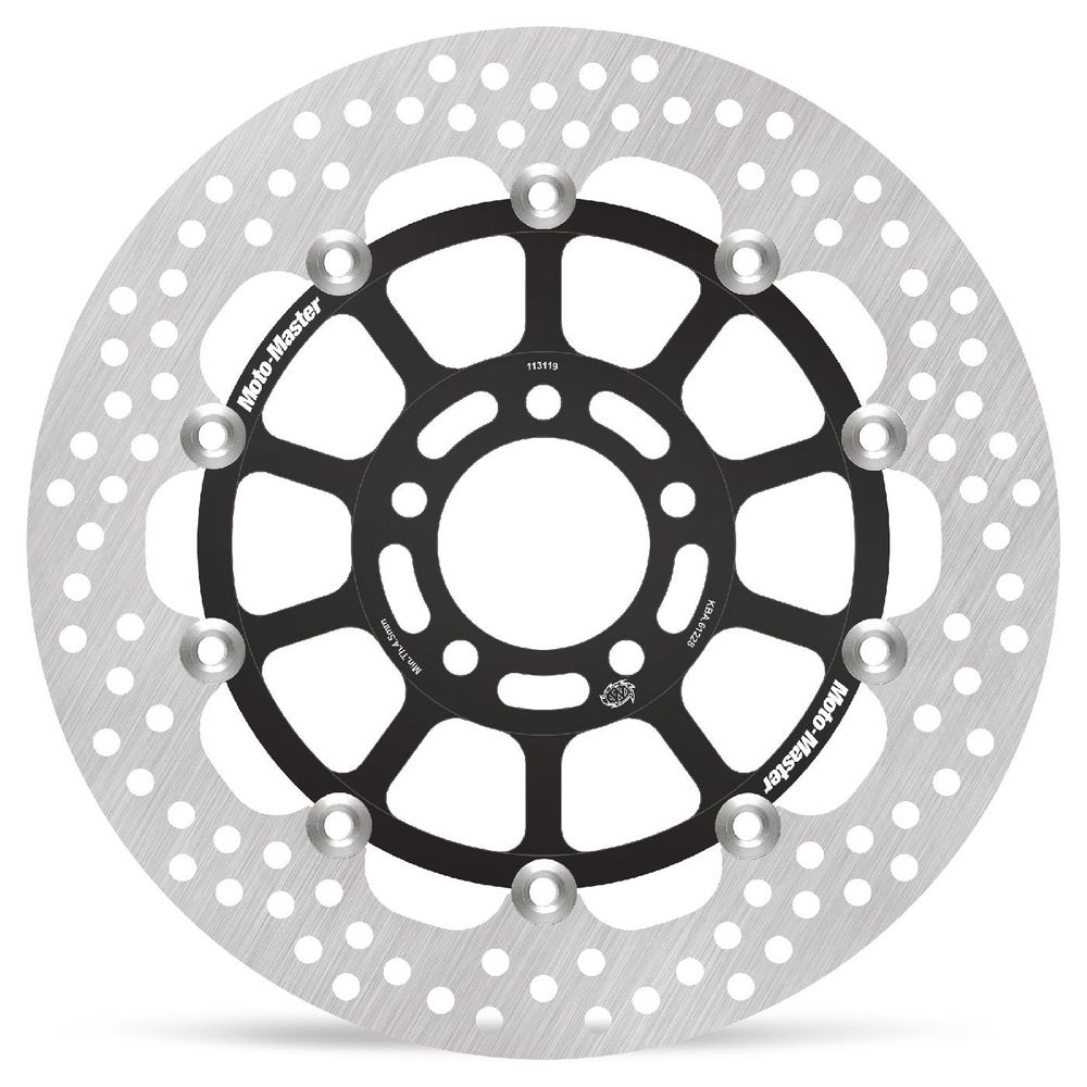 Brake Disc Road Halo - Floating - Front - Kawasaki: Zx-6r, Zx-9r - Grafite Offroad