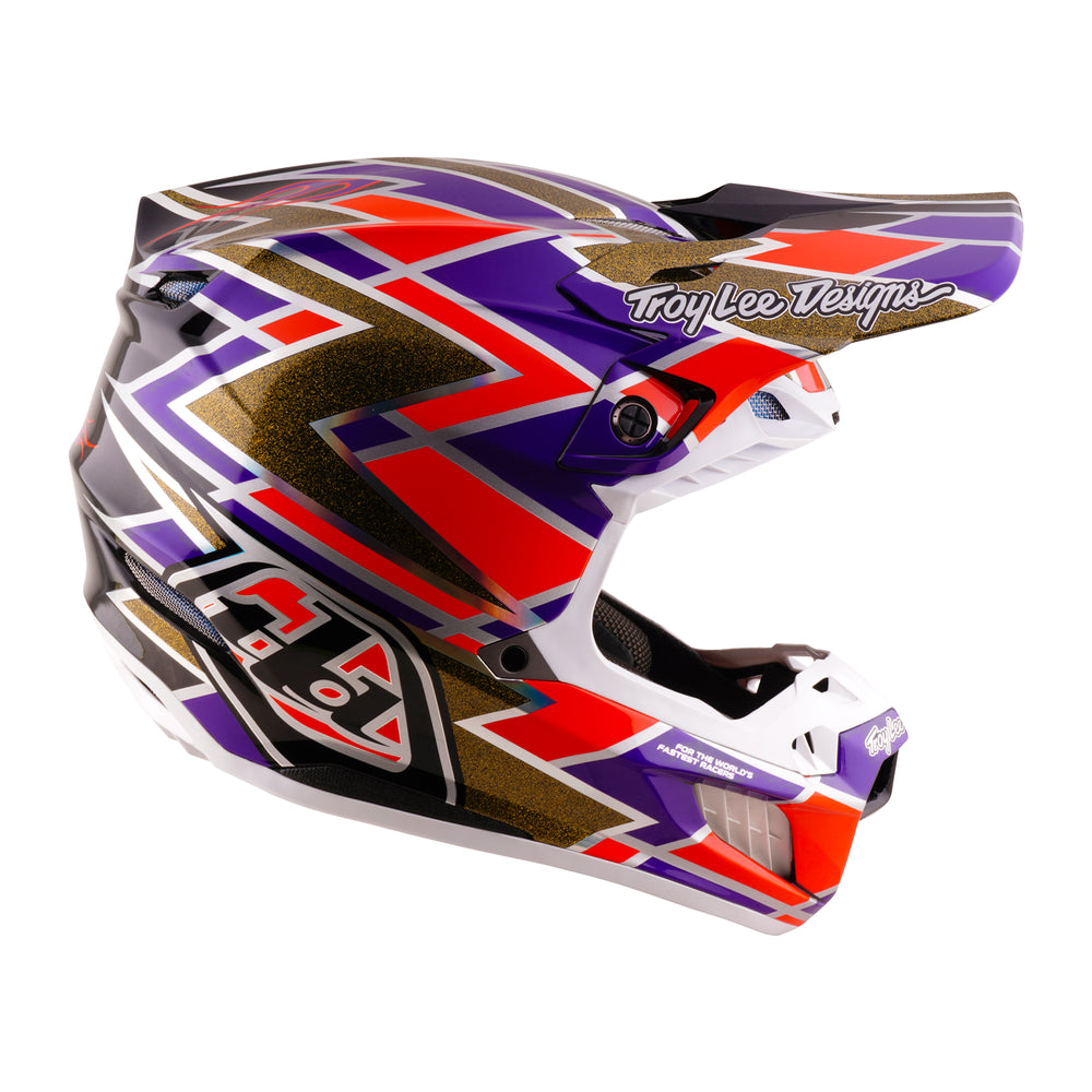 Helmet SE5 Carbon - Flush - Purple - S Troy Lee Designs - Grafite Offroad
