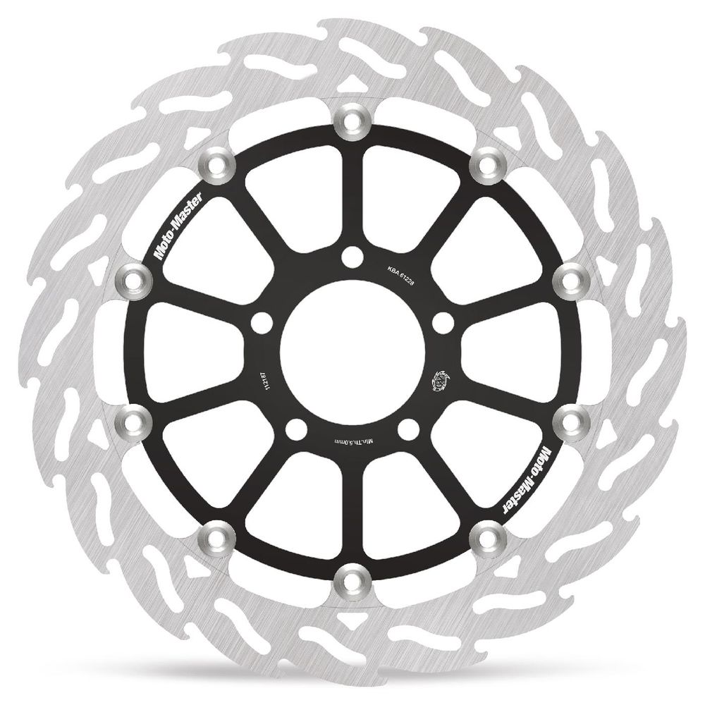 Brake Disc Road Flame Racing - Floating - Front Right - Suzuki: Gsx-r600-750-1000-1300 - Grafite Offroad