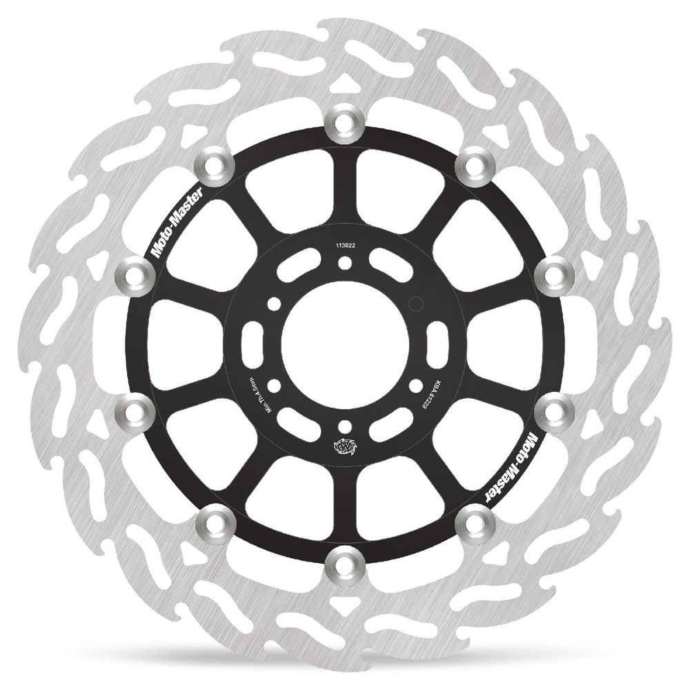 Brake Disc Road Flame - Floating - Front Right - Honda: Cbr 400f-600f-900rr, Vfr 400-750 - Grafite Offroad