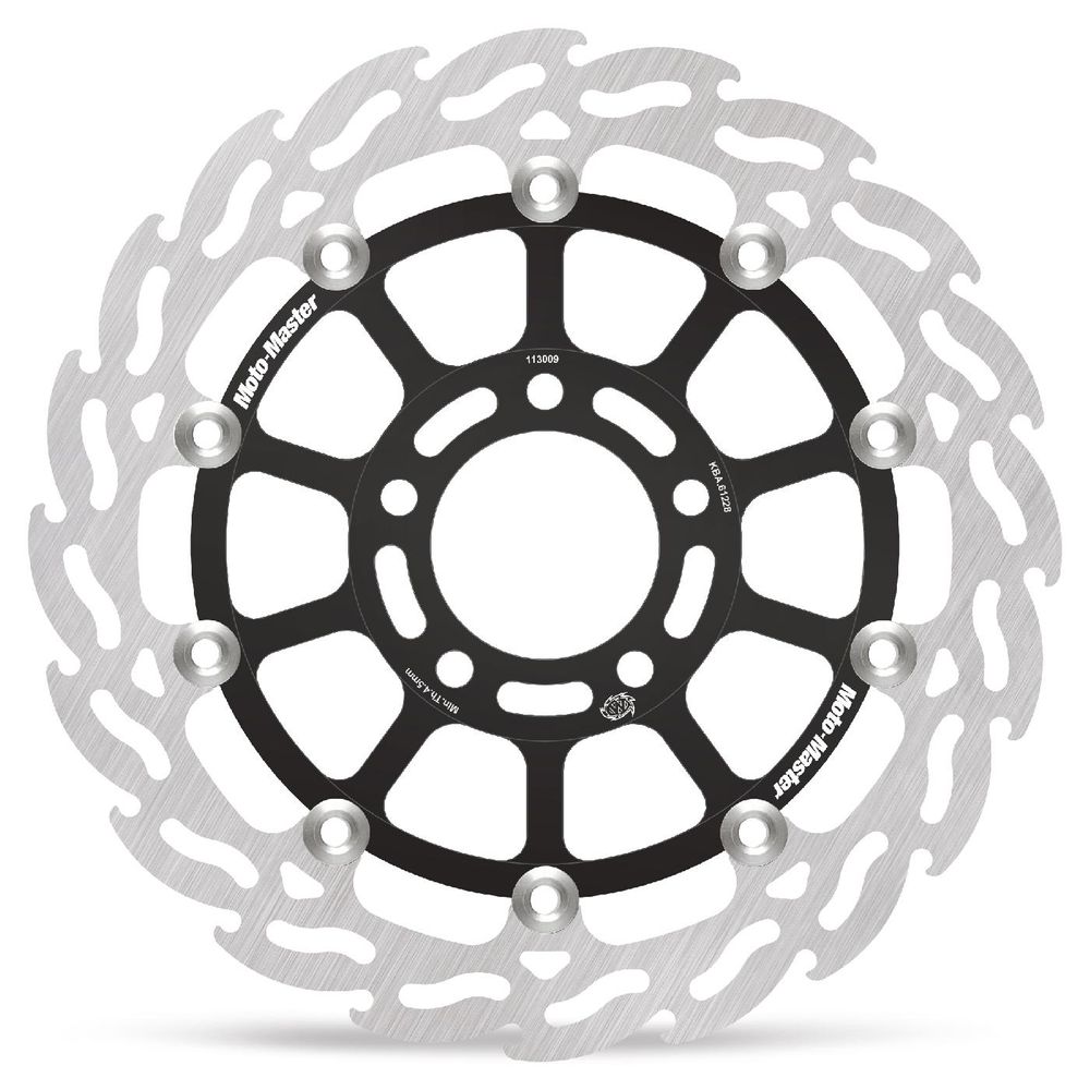 Brake Disc Road Flame - Floating - Front Left - Suzuki: Gs600f Bandit, Gsx600f/fm, Rf600r, Sv650s, Gsx750f/fl/slingshot - Grafite Offroad