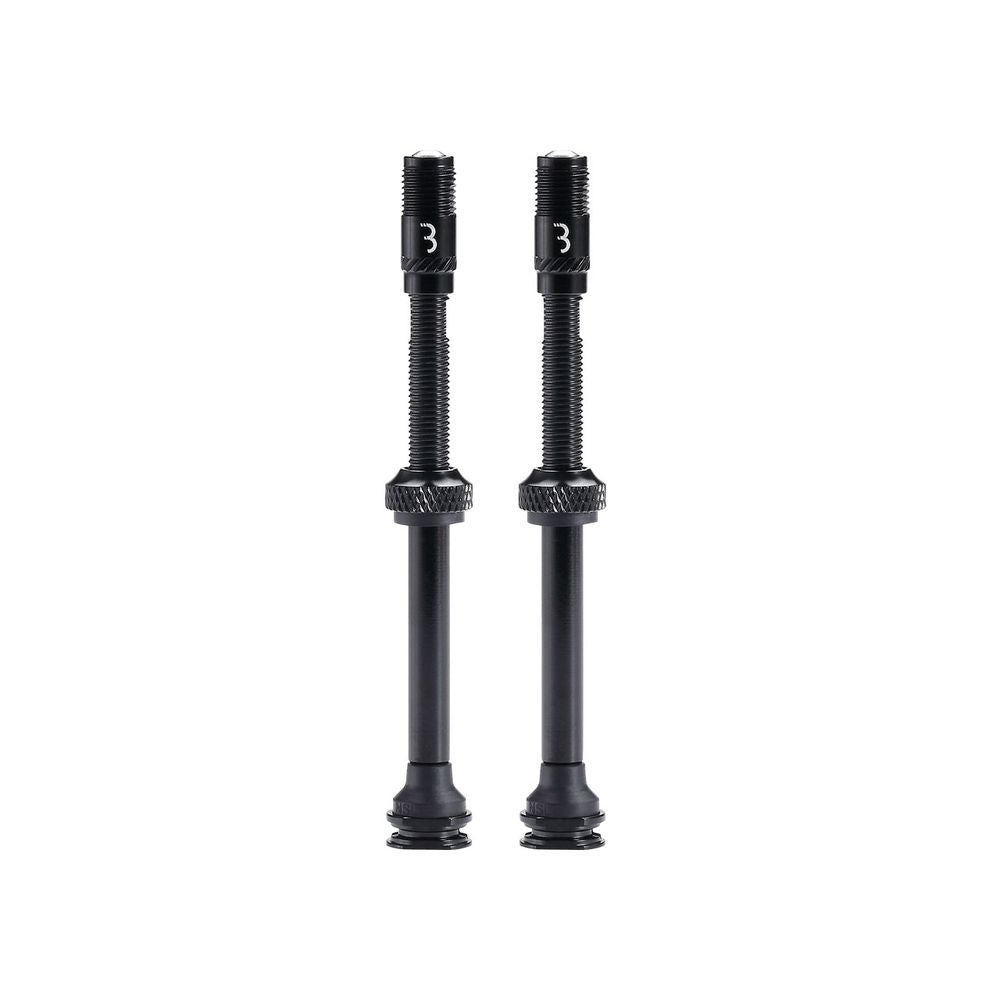 Tubeless Valves Al Valve Corecap 80mm, 2 Pcs, Bti-166 | Black - Grafite Offroad