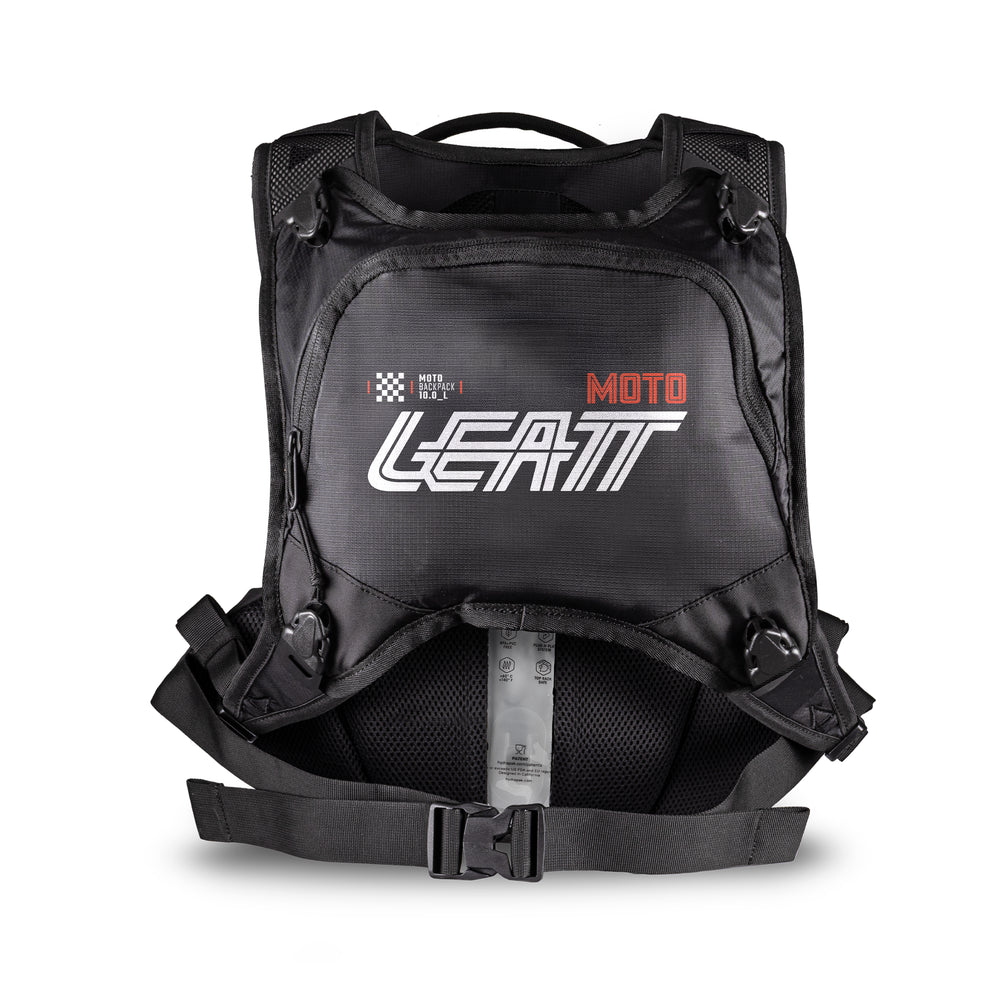 10L Motorcycle Backpack + Chest Strap | Black | 10L Leatt - Grafite Offroad
