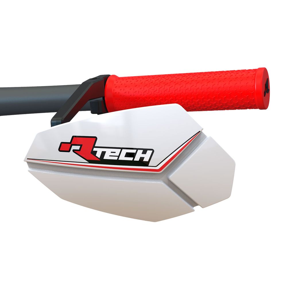 R20 Bike Handguards W/mounting Kit White - Grafite Offroad