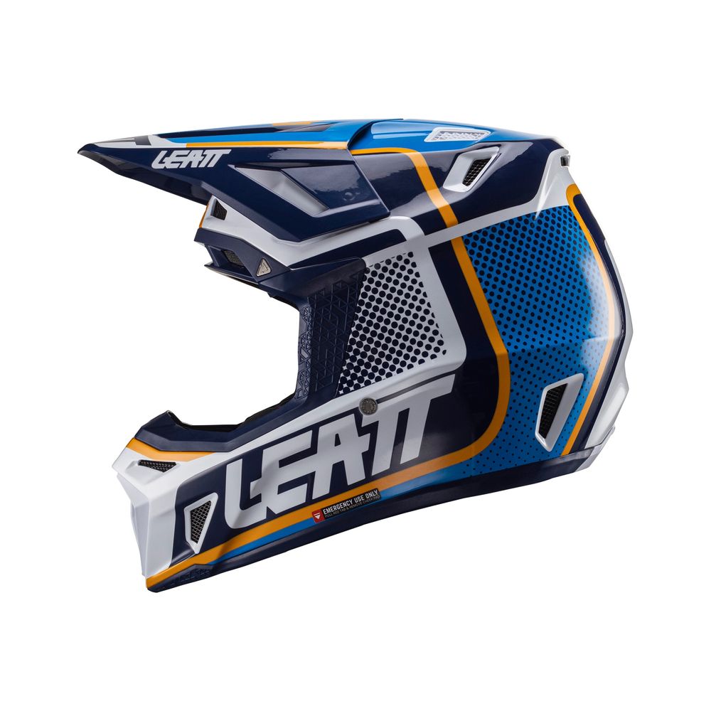 8.5 Moto Helmet with 360&deg; Turbine Technology and motorbike goggle included - Grafite Offroad