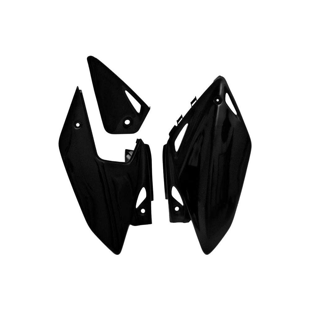 Side Panels Openable Crf Black Honda - Grafite Offroad
