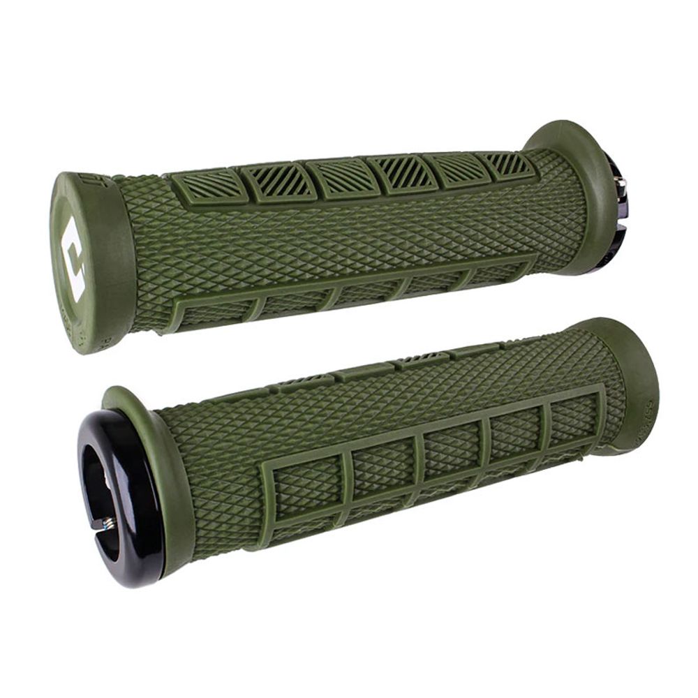 Mtb Lock-on Grips 130mm | Elite Pro V2.1 | Army Green-black
