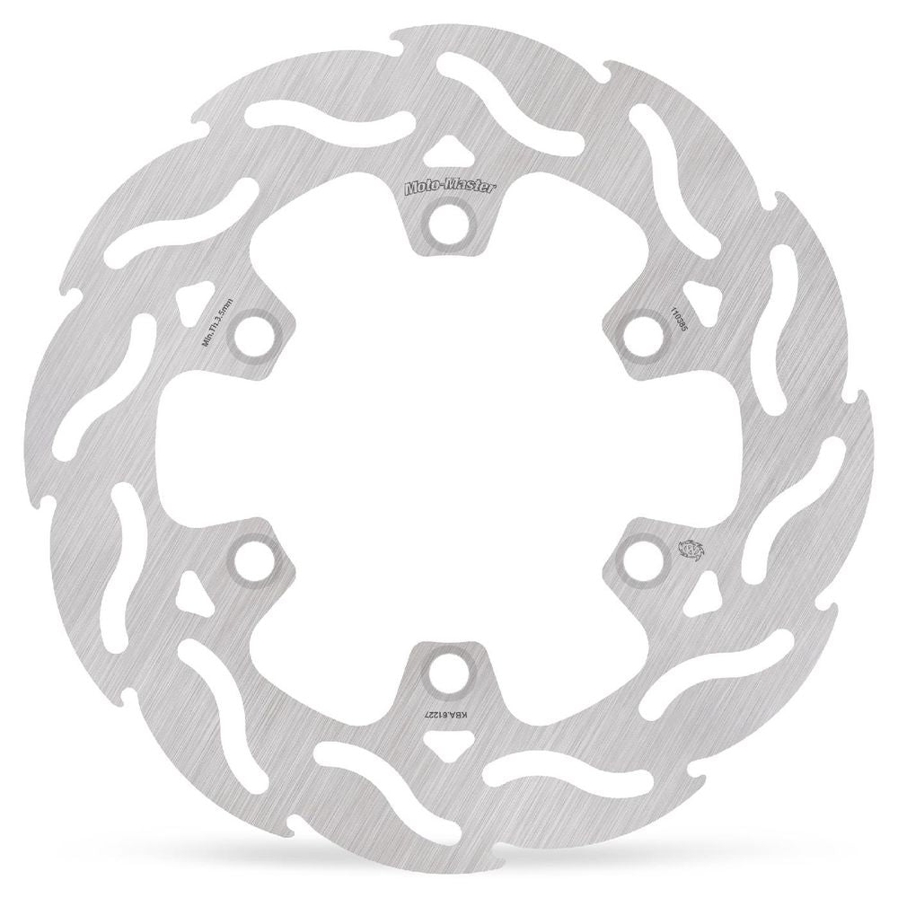 Brake Disc Off-road Flame - Rear - Kawasaki: Kdx125/200/250 - Grafite Offroad