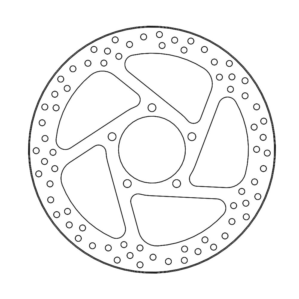 Brake Disc Road Halo - Rear - Ducati: Multistrada 950/1200 Enduro/abs (5.9mm Disc) - Grafite Offroad