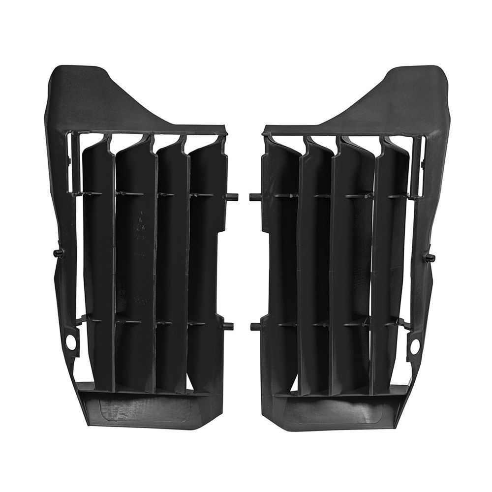 Oversize Radiator Louvers Sx-dx Black Replica Honda - Grafite Offroad