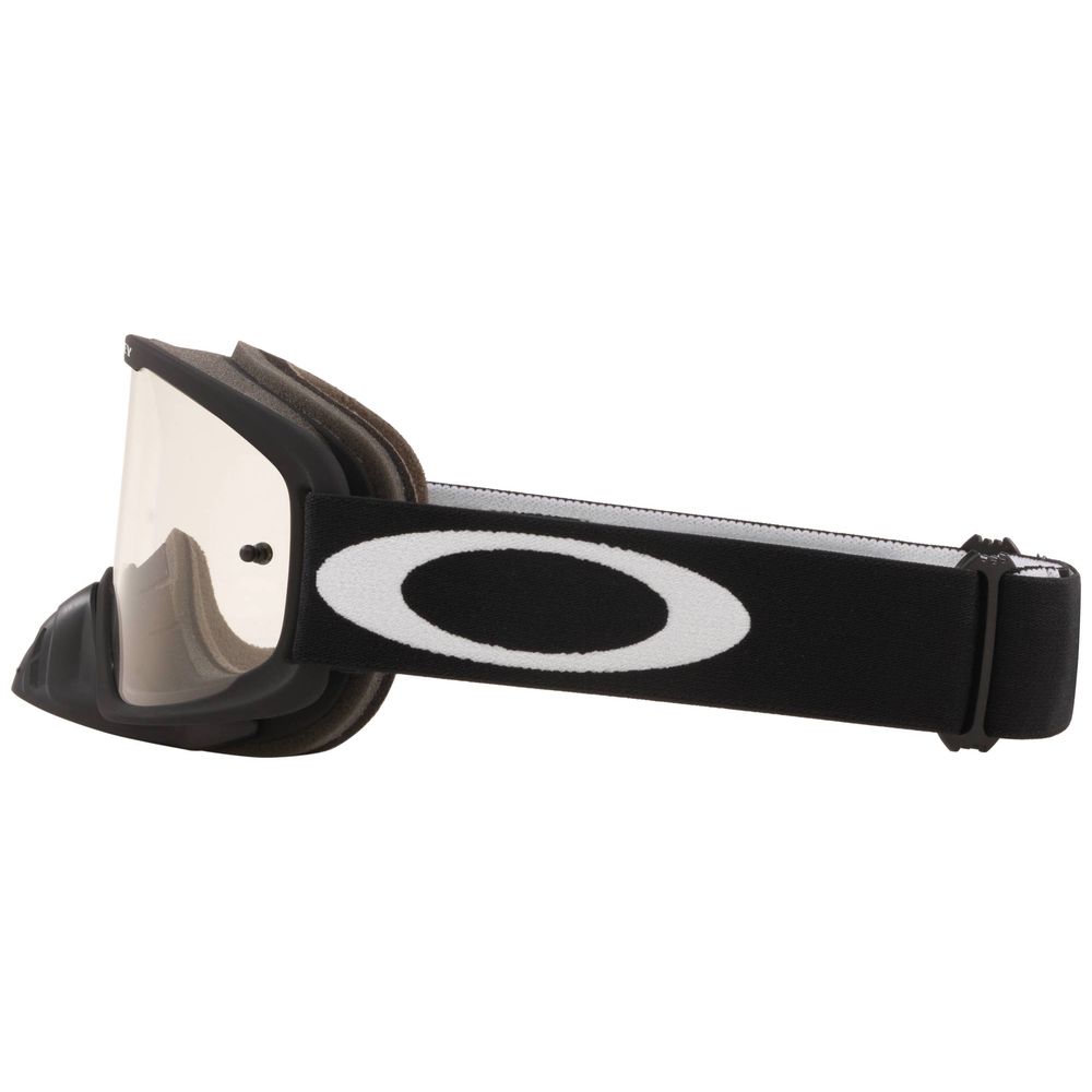 Maschera O FRAME 2.0 PRO, Nero Opaco, Trasparente