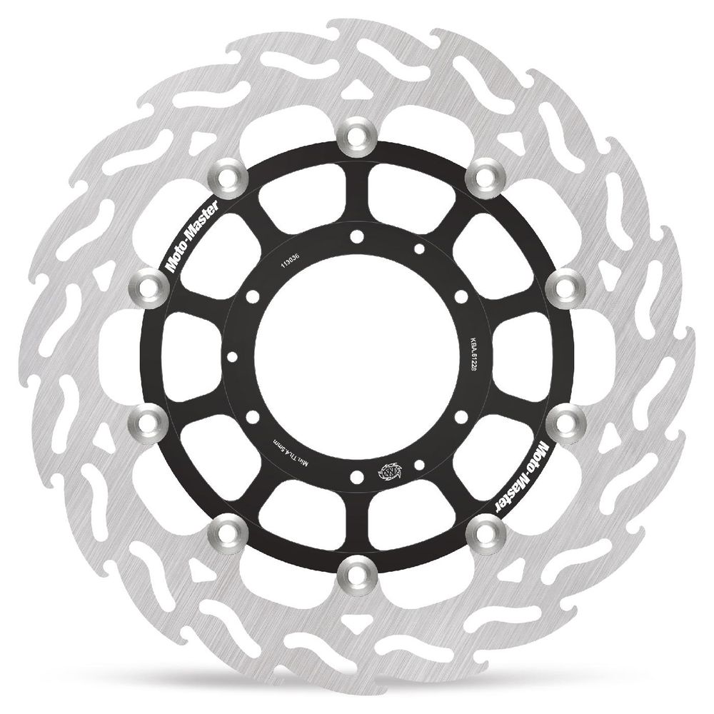 Brake Disc Road Flame - Floating - Front Right - Honda: Cbr 600-1000 Rr - Grafite Offroad