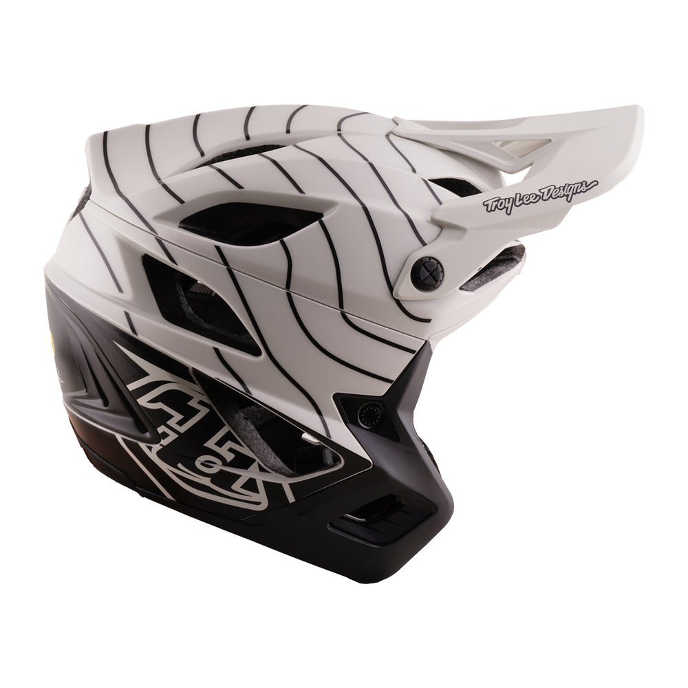 Helmet Stage Stunt - Airwaves - Dark white - M/L Troy Lee Designs - Grafite Offroad