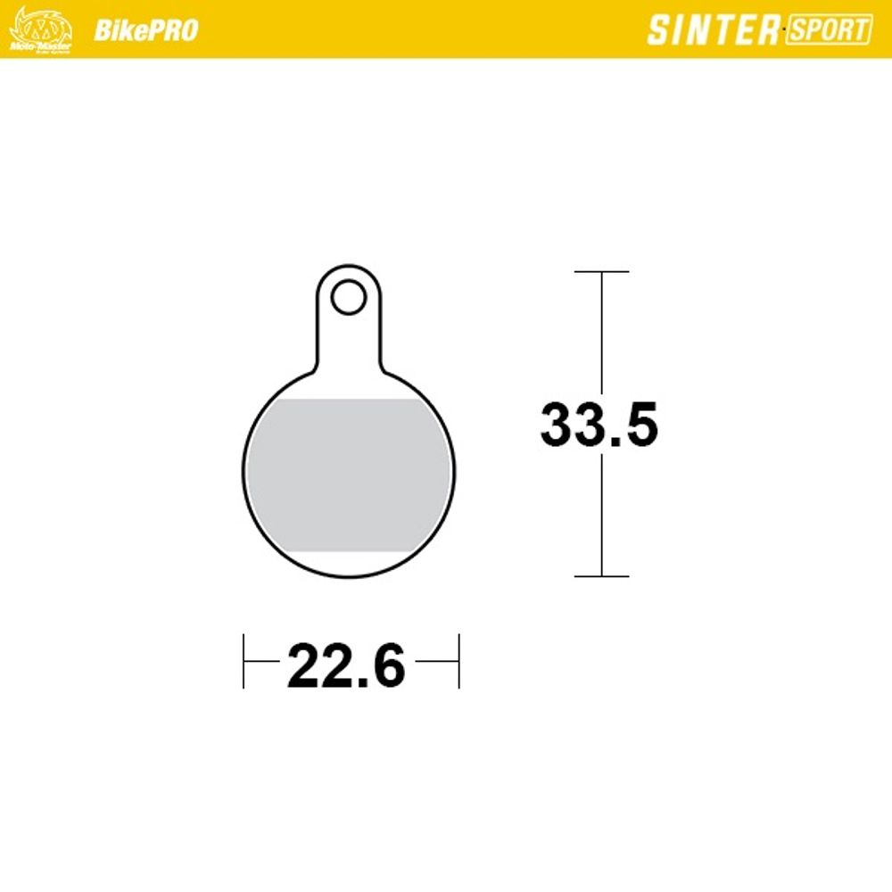 Brake Pads Bicycle Sinter Sport: Tektro Iox - Grafite Offroad