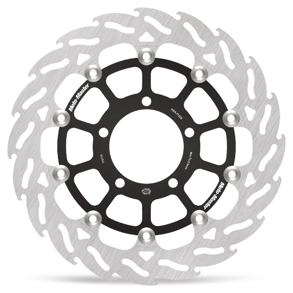 Brake Disc Road Flame Racing - Floating - Front Right - Triumph: Daytona 675 Abs - Grafite Offroad