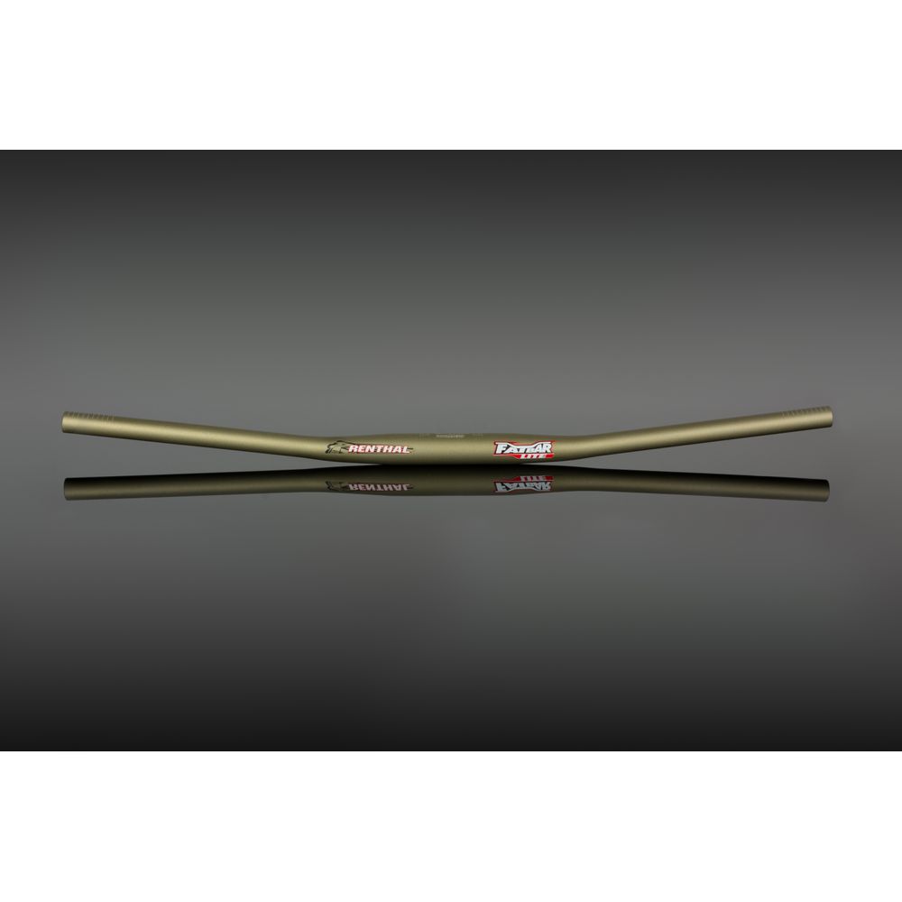 Renthal Handlebar | Fatbar Lite | Aluminum 31.8mm | Zero Rise | Gold - Grafite Offroad