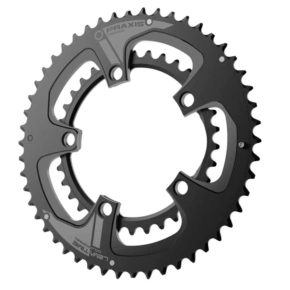 Road Chainrings Set 53/39 - 5x 130bcd Buzz - 2x 10/11/12sp - Grafite Offroad