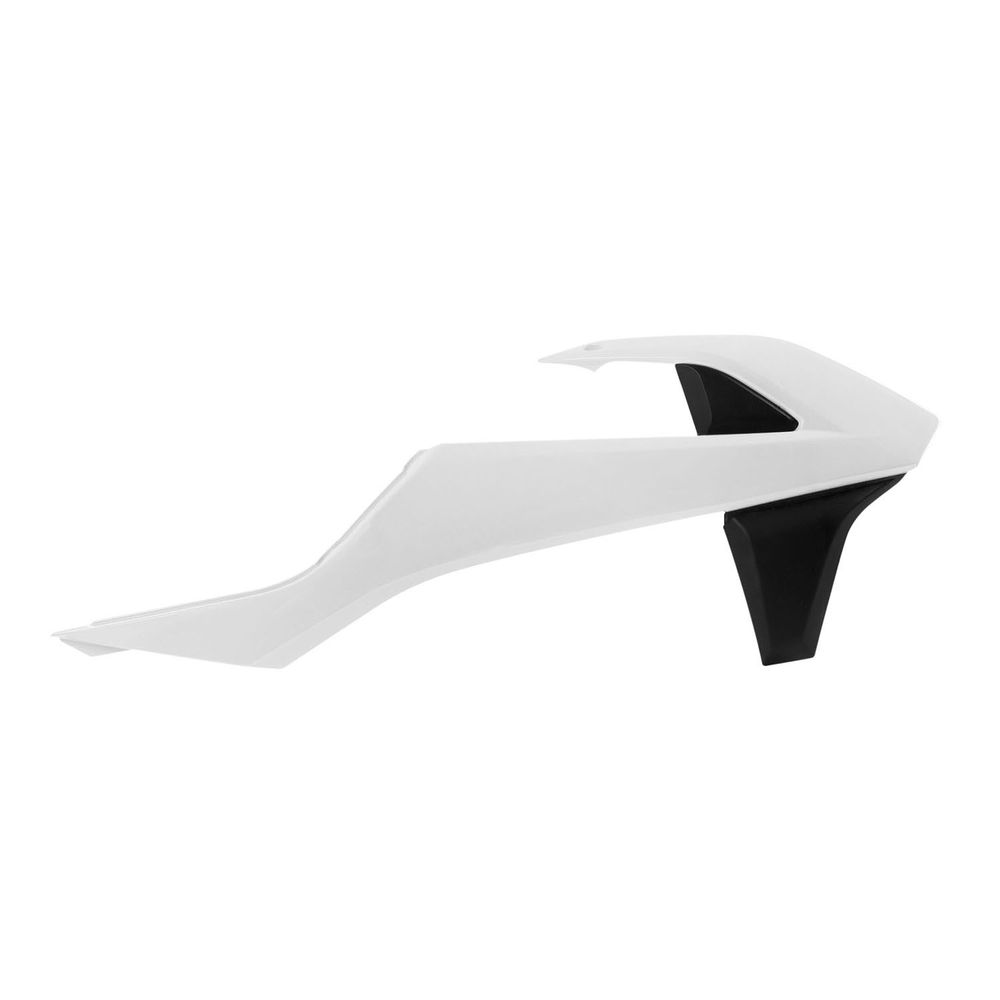 Radiator Scoops White-black Replica Ktm - Grafite Offroad