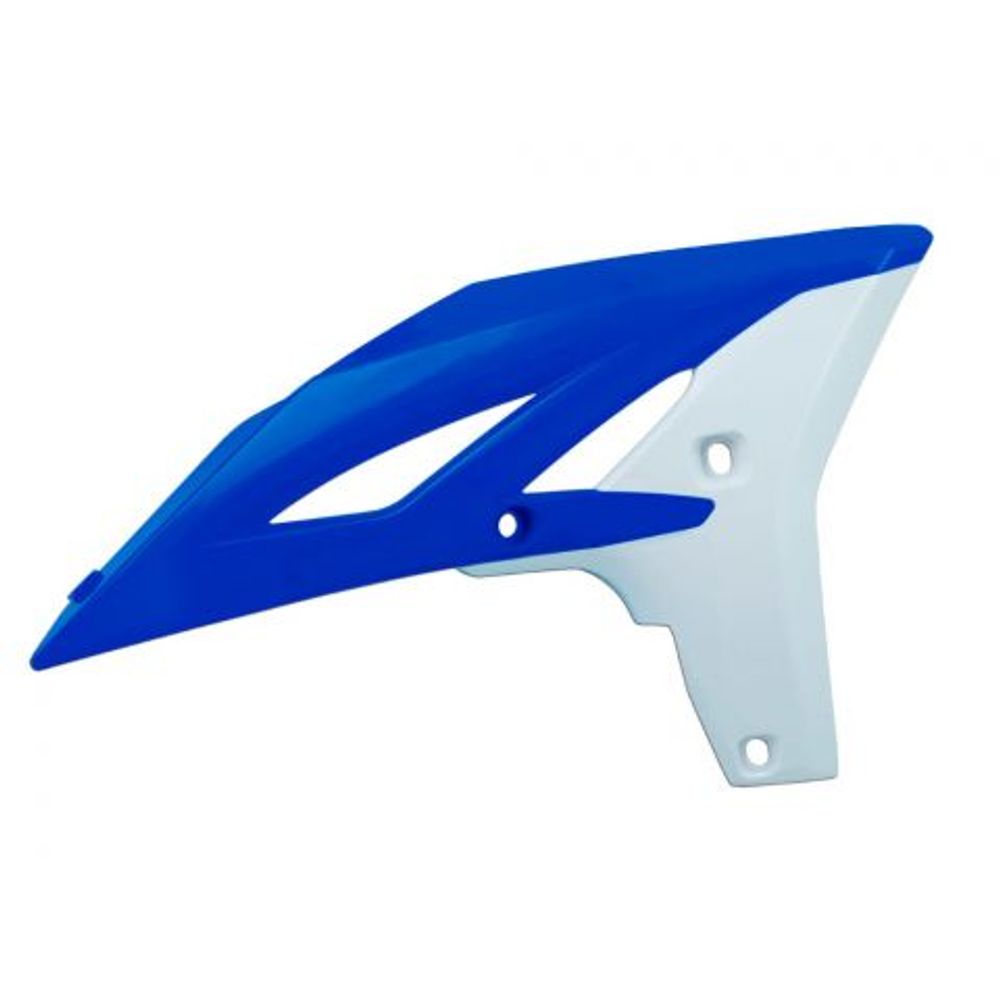 Radiator Scoops Replica Yamaha Blue-white - Grafite Offroad